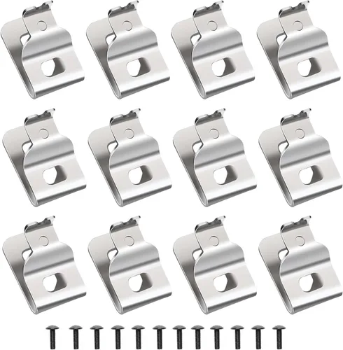 Miniatura 7 de N268241 N086039 Clips de cinturón 304 Clips de taladro de acero inoxidable Ganchos de herramientas para herramientas eléctricas Dewelt 20V