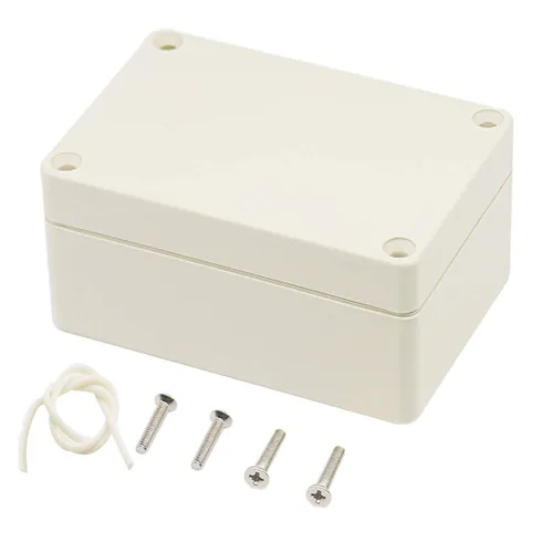 Miniatura 14 de Zulkit Caja de conexiones de plástico ABS a prueba de polvo impermeable IP65 Cajas eléctricas universales Caja de proyectos Gris 3.3 x 2.3 x 1.3