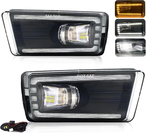 Miniatura 23 de Fog Lights Compatible With 2013 2014 2015 Ford Explorer Front Bumper Driving Lamp Assembly Clear Lens
