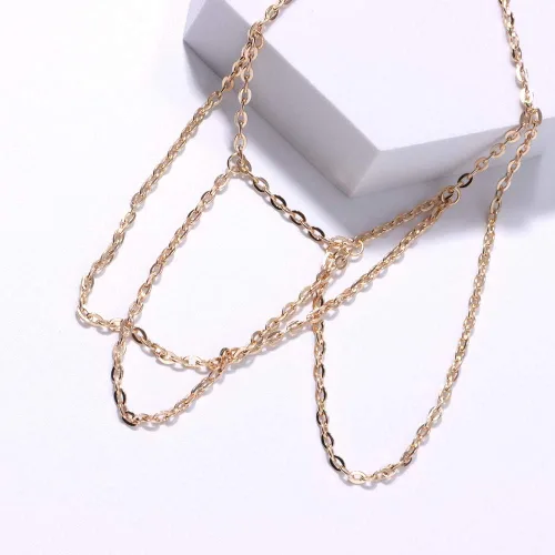 Miniatura 3 de Borla de cadena para pulsera de brazo, joyería de cadena dorada para mujer, Metal