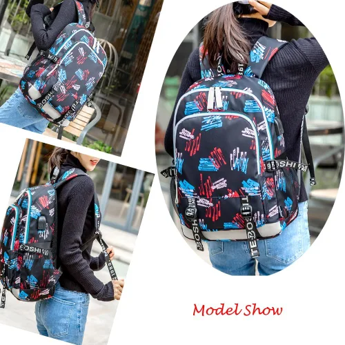 Miniatura 8 de Soccer Player 7 Mochila deportiva multifunción para viajes, portátil, para fanáticos del fútbol, para hombres y mujeres, negro - 2, Tamaño único