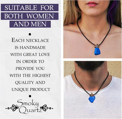 Miniatura 4 de Collar de cristal curativo para mujeres y hombres, colgante de cristal curativo de chakras para mujeres, niños, niñas, regalos espirituales