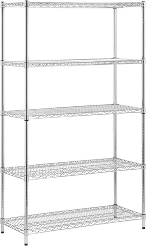 Miniatura 4 de Honey-Can-Do - Estantería ajustable de grado comercial cromado