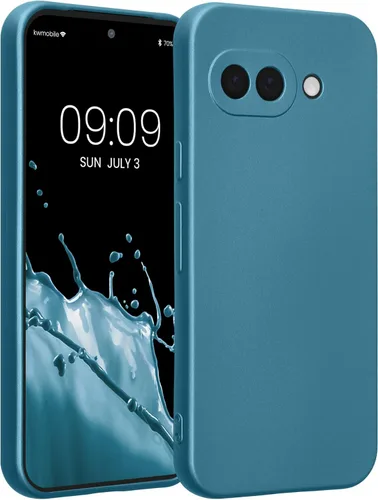 Miniatura 250 de kwmobile Funda compatible con Google Pixel 9 Pro - Funda protectora delgada de TPU para teléfono - Acabado mate suave - Negro mate