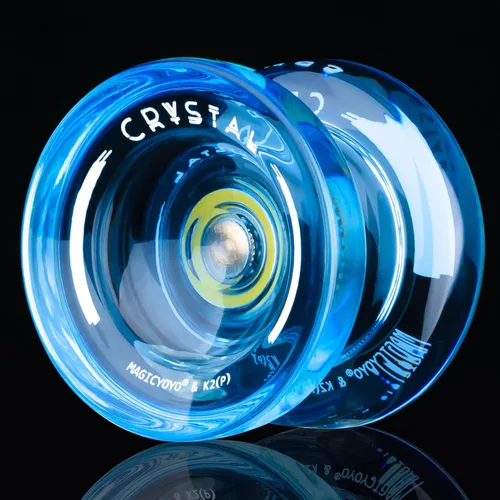 Miniatura 15 de MAGICYOYO Paquete de 2 Yoyos Responsivos para Niños Principiantes, Yoyos K2 de Cristal con 2 Guantes de Yoyo, 2 Bolsas de Yoyo, 12 Cuerdas de Yoyo