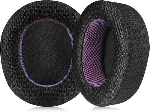 Miniatura 7 de Almohadillas de repuesto Magic Ice Gel para SteelSeries ARCTIS NOVA PRO (cableadas), color negro y morado