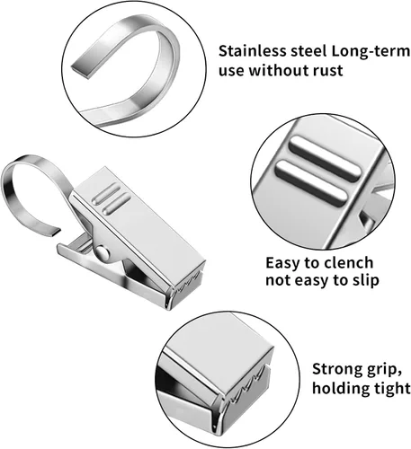 Miniatura 4 de ShangTianFeng Ganchos 50pcs Toldo Plata