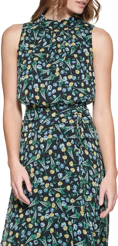 Miniatura 2 de Karl Lagerfeld Paris Women's Crepe Side Rouched Sheath Dress