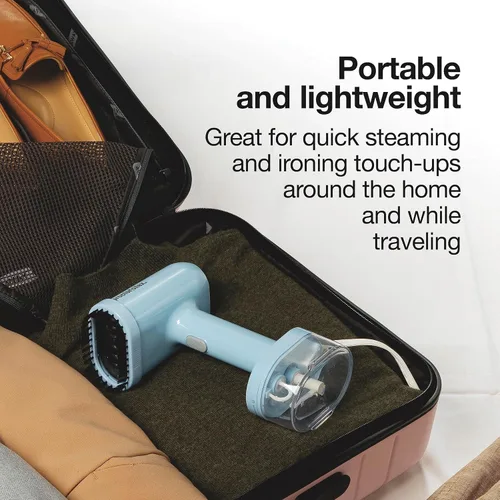 Miniatura 2 de Proctor Silex Vaporizador Compacto de Viaje para Ropa y Plancha, Listo en 45 Segundos para 7 Minutos de Uso Continuo, Portátil y Ligero, Esenciales