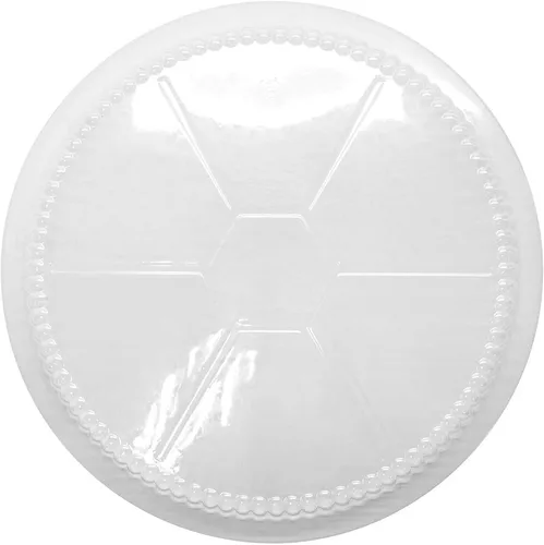 Miniatura 14 de Karat AF-KDL07 7" OPS Tapas domo para contenedores de aluminio (caja de 500)