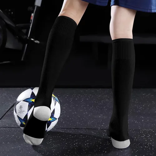 Miniatura 6 de GRAPMKTG 3 pares de calcetines de fútbol de fútbol para jóvenes, calcetines de béisbol y sóftbol para mujeres y hombres y niñas