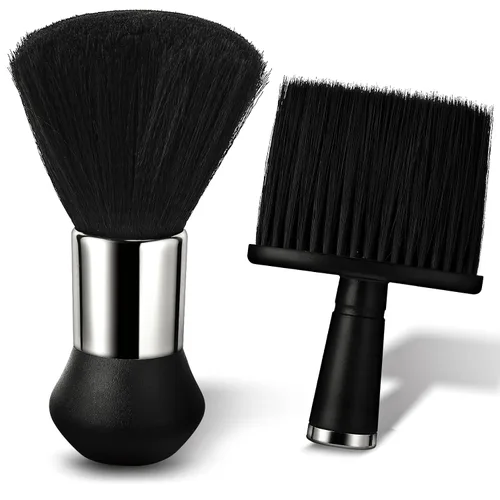2 cepillos de peluquería para quitar el cabello suelto, cepillos profesionales de corte de cabello, cepillo de peluquero suave para cepillar