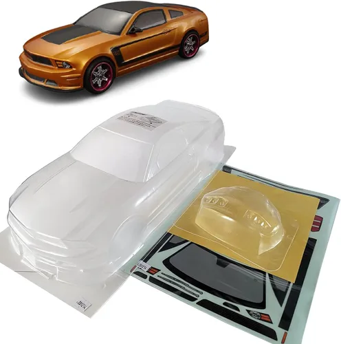 Miniatura 6 de 1/10 Escala RC Onroad Racing Drift Touring Coche Transparente Lexan Carcasa Transparente (M GT)