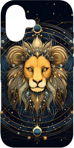 Miniatura 32 de Funda para iPhone 12 mini Leo signo del zodiaco León Horóscopo Constelación