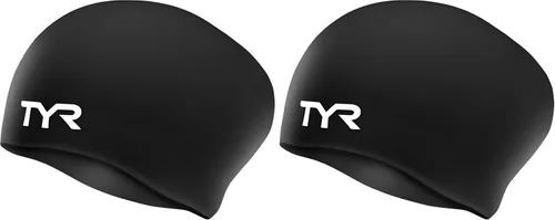 Miniatura 10 de Gorro de natación TYR, de silicona, ideal para pelo largo, no se arruga