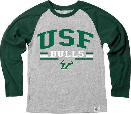Miniatura 36 de Wes and Willy NCAA playera raglán de manga larga para niños