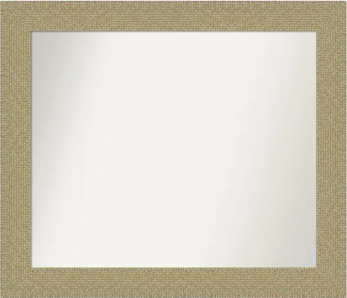 Miniatura 139 de Amanti Art Espejo de pared personalizado no biselado (24.25 x 24.25 pulgadas), marco dorado de mosaico, varios tamaños personalizados, espejo