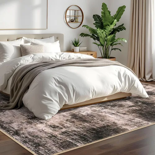 Miniatura 1156 de IOHOUZE Alfombra abstracta lavable de 3 x 12 pies para pasillos, antideslizante para cocina, camino de entrada de lana sintética para interiores