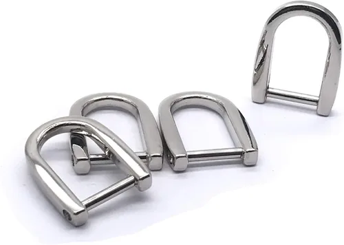 Miniatura 2 de Anillo D de forma de herradura con hebilla de herradura Plata