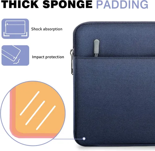 Miniatura 4 de MoKo Funda de transporte para tablet de 9-11 pulgadas Compatible con el nuevo iPad Air M3 de 11 pulgadas, iPad A16 2025, iPad Pro 11 M4/Air M2, iPad