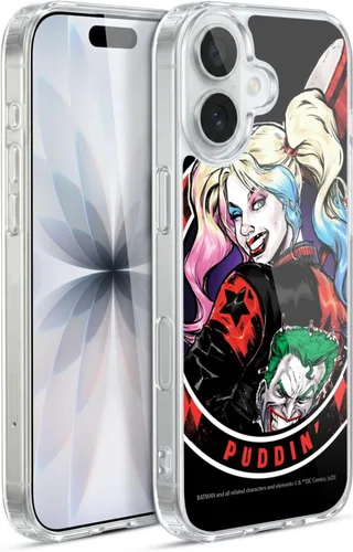 Miniatura 86 de Head Case Designs Funda de gel suave con licencia oficial de Batman DC Comics Love Hate Joker Harley Quinn Graphics [protección de grado militar]