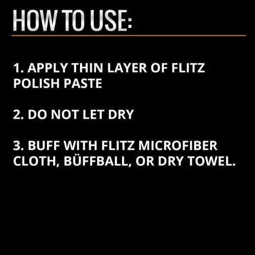 Miniatura 3 de Flitz Pasta de esmalte de metal, lata de 2 libras de pulido hecho en Estados Unidos para cromo sólido, acero inoxidable, aluminio, no abrasivo