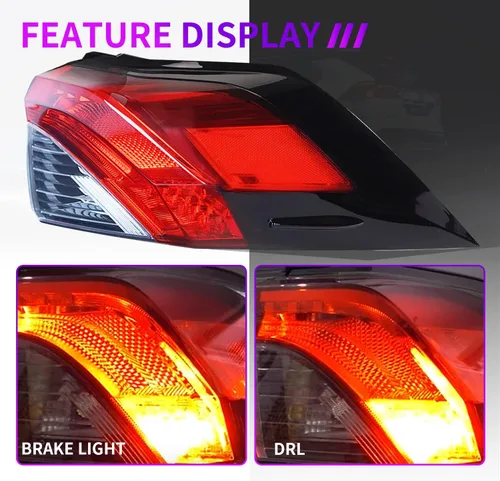 Miniatura 4 de Archaic Conjunto de luz trasera para Toyota RAV4 2019 2020 2021 2022, lámpara de freno trasera derecha del lado del pasajero