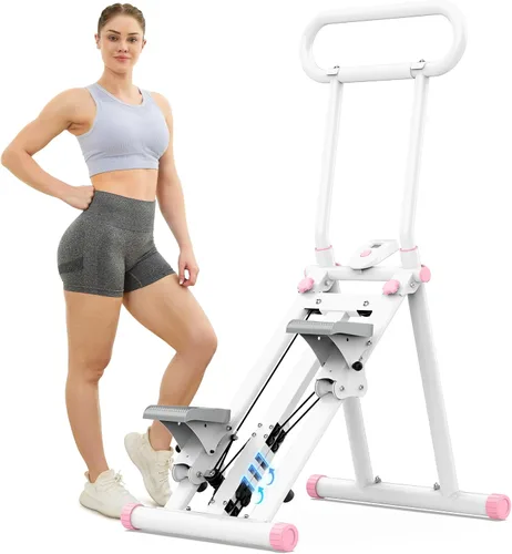 Miniatura 10 de HXD-ERGO Stair Stepper for Home, New Version 6 Adjustable Resistance Vertical Climber Cardio Exercise Machine, Folding Stair Climber for Full Body