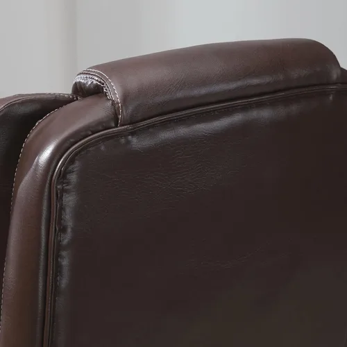 Miniatura 9 de Vinsetto Silla de oficina de masaje de respaldo alto con vibración de 6 puntos, 5 modos, silla ejecutiva, silla giratoria de piel sintética