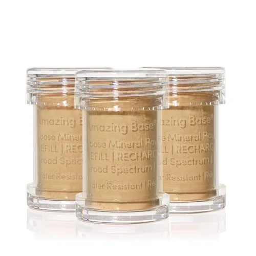 Miniatura 38 de jane iredale Amazing Base - Polvo mineral suelto, base luminosa con SPF 20, sin aceite, sin talco y sin peso, vegano y libre de crueldad animal