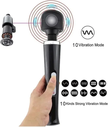 Miniatura 3 de Masajeador eléctrico de mano, herramienta eléctrica para pies, cuello, espalda, mano, pierna, brazo, dolores musculares para mujeres y hombres