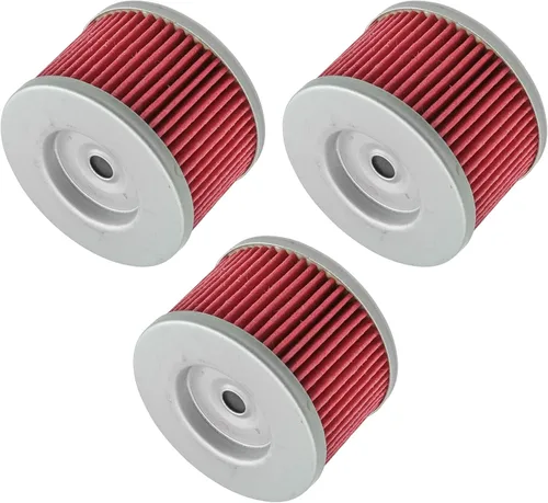 Miniatura 7 de Caltric Paquete de 3 filtros de aceite compatibles con Honda Xr650L Xr-650L Xr650R Xr-650R Xr 650R 1993-2025