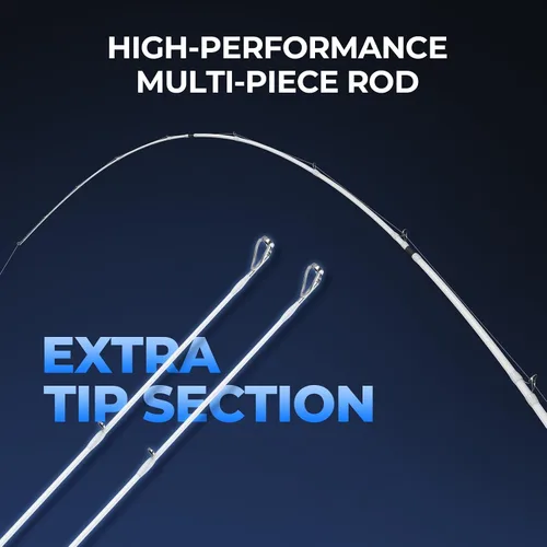 Miniatura 4 de KastKing Centron Lite Travel Fishing Rods, Portable 4/5 Piece Spinning & Casting Rods, Extra Twin-Tip, IM6 Graphite Blanks, Stainless Steel Guides