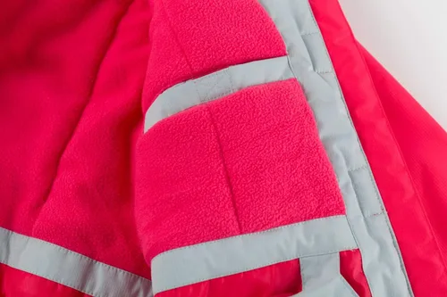 Miniatura 56 de Chaqueta de esquí impermeable para niñas, chaqueta de snowboard para exteriores, resistente al viento, con forro polar, abrigo de nieve cálido