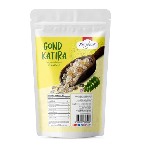 Miniatura 10 de Gond Katira (Ayurvedic Katira) Organic, goma de mascar india Katira Gond, Gond Katira Pure Organic, goma comestible, totalmente natural, sin sal