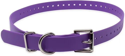 Miniatura 15 de Collar de perro Educator Biothane, impermeable, a prueba de olores, con hebilla de metal y anillo en D, ajustable para un ajuste personalizado, Negro