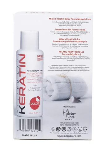 Miniatura 2 de Keratin Hair Smoothing System - Tratamiento profesional de salón con champú aclarador, chocolate, 4 onzas líquidas