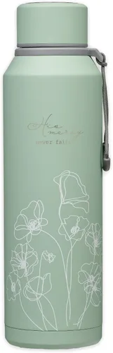Miniatura 13 de Christian Art Gifts Botella de agua aislada de acero inoxidable de doble pared sellada al vacío para mujeres: Be Still & Know, Salmo 46:10