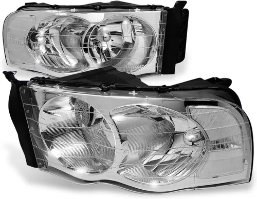 Miniatura 14 de Auto Dynasty Faros LED DRL Compatible con 2002 2003 2004 2005 Dodge Ram 1500 2500 3500, Señal de Giro Secuencial, Faros Proyectores Negros