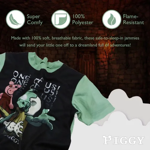 Miniatura 3 de PIGGY Boys 2-Piece Pajama Set