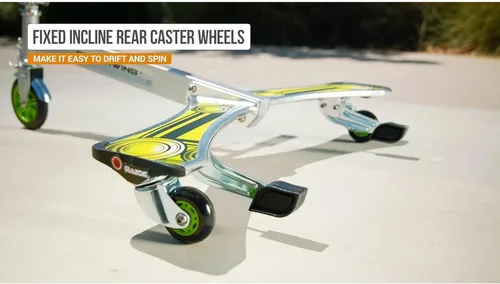 Miniatura 2 de Razor Patinete con ruedas PowerWing Plata/Verde DLX