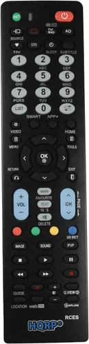Miniatura 7 de HQRP Control remoto compatible con LG 47LH30 47LH40 47LH50 47LH55 47LH85 47LH90 47LK520 47LW5600 47LW980T 47LX6500 LCD LED HD TV Smart 1080p 3D