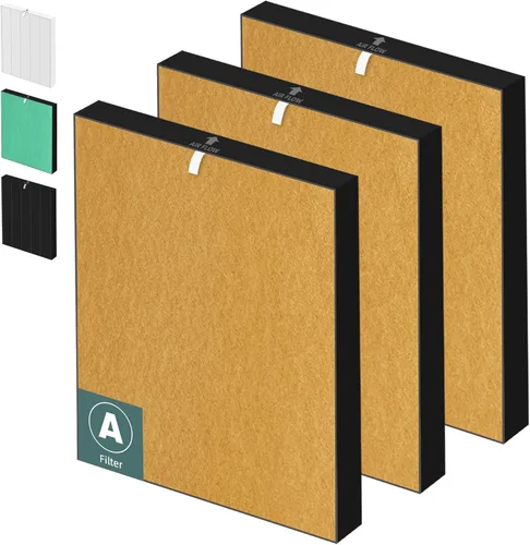 Miniatura 9 de 115115 Filtro de Repuesto HEPA A para Purificador de Aire Winix Plasmawave C535 5300 5300-2 6300 6300-2 P300 AM90 C909 9800, 2 x Filtros HEPA Blanco