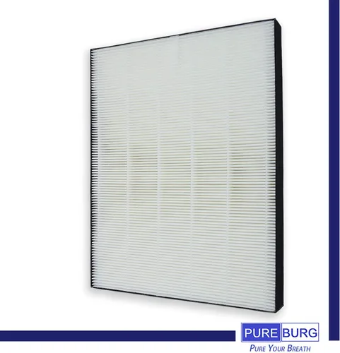 Miniatura 4 de PUREBURG Filtro de repuesto compatible con Sharp FP-F60UW FP-F60U-W Pieza purificador de aire FZ-F60HFU FZ-F60DFU, H13 True HEPA y carbón activado