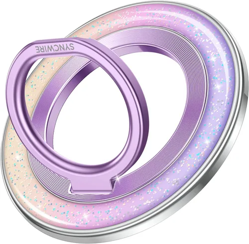 Miniatura 27 de SYNCWIRE Soporte de Anillo Magnético para Teléfono para MagSafe, Soporte de Agarre para Teléfono Celular con Rotación de 360°, Anillo para Dedo