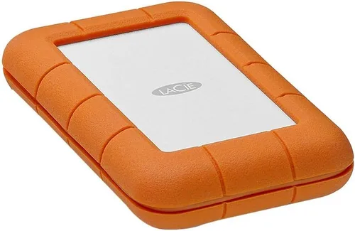 LaCie Disco duro externo Thunderbolt USB-C de 2 TB, color naranja