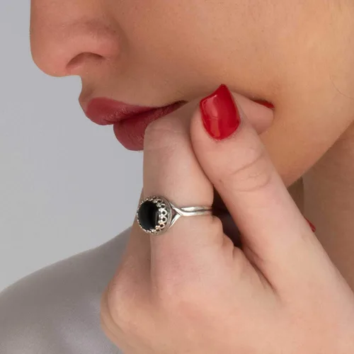Miniatura 32 de 925 Sterling Silver Gemstone Rings for Women - Anniversary Rings for Women - Sterling Silver Rings for Women - Dainty Sterling Silver Rings