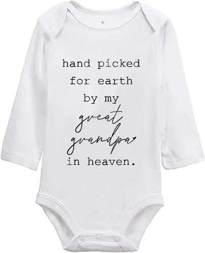 listery Great Grandma Bodysuit Hand Picked For Earth By My Grandma Newborn Hand Picked Great Grandma Clothes Boy Girl
