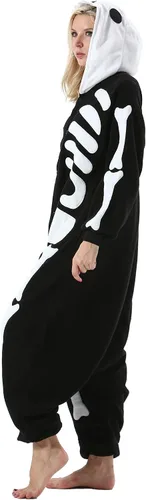Miniatura 5 de DarkCom Pijama de una pieza de animal para mujer y hombre, disfraz de Halloween, ropa de dormir de Navidad