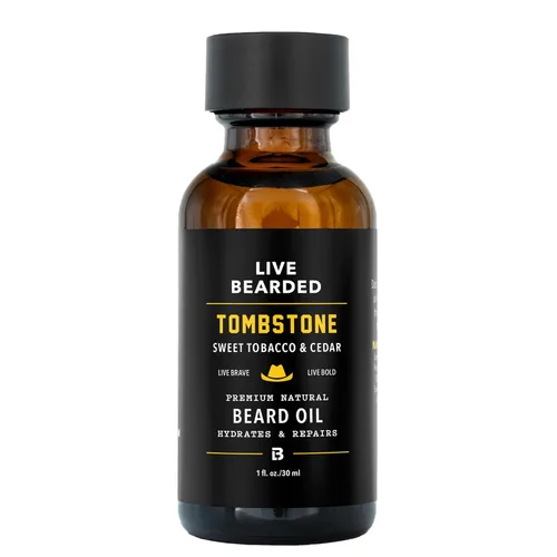 Miniatura 7 de Live Bearded Aceite para barba, 1 fl oz – Jojoba totalmente natural de primera calidad – Fabricado en los Estados Unidos – Cuidado del cabello